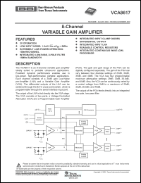 Click here to download VCA8617PAGT Datasheet