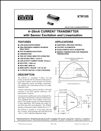 Click here to download XTR105 Datasheet