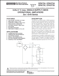 Click here to download OPA735AIDG4 Datasheet