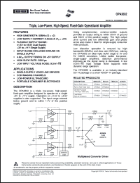 Click here to download OPA3832IDRG4 Datasheet