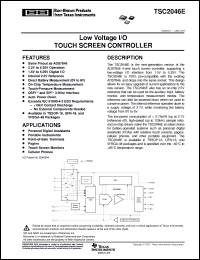 Click here to download TSC2046EIRGVTG4 Datasheet
