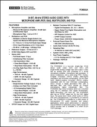 Click here to download PCM3052ARTFG4 Datasheet