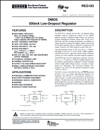 Click here to download REG103FA-500G3 Datasheet