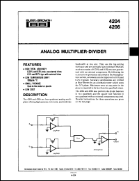 Click here to download 4204K Datasheet