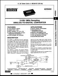 Click here to download ADS602JG Datasheet