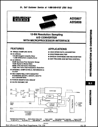 Click here to download ADS808KH Datasheet
