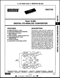 Click here to download DAC725BH Datasheet