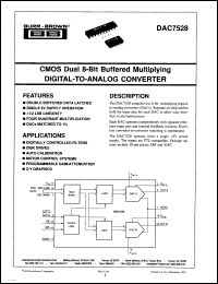 Click here to download DAC7528AD Datasheet