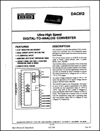 Click here to download DAC812CM Datasheet