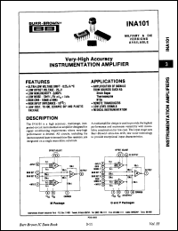 Click here to download INA101CL-BSS4 Datasheet