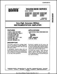 Click here to download INA258UL/883B Datasheet