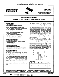 Click here to download MPC102AD Datasheet