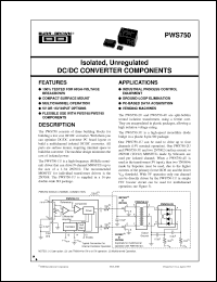 Click here to download PWS750-4U Datasheet