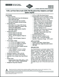 Click here to download PCM3794ARHBR Datasheet