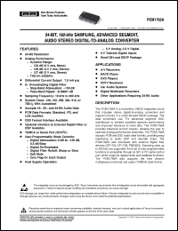 Click here to download PCM1792ADBRG4 Datasheet