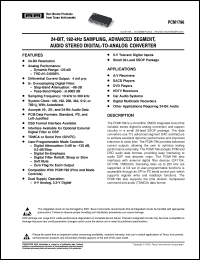 Click here to download PCM1796_06 Datasheet