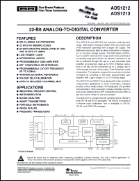 Click here to download ADS1212PG4 Datasheet