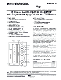 Click here to download BUF16820AIDAPRG4 Datasheet