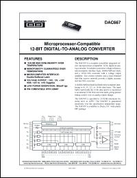 Click here to download DAC667 Datasheet
