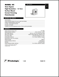 Click here to download 45JER250KLFT13 Datasheet