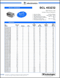 Click here to download BCL453232-271K Datasheet