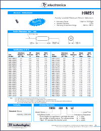 Click here to download HM51-102KLF Datasheet
