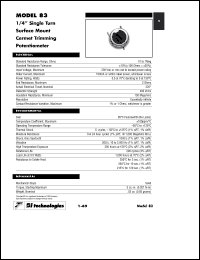 Click here to download 83PR500KLFTB Datasheet