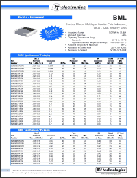 Click here to download BML0805-180K Datasheet