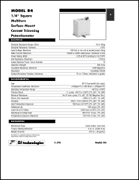 Click here to download 84XR200KLFTR Datasheet