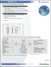 Click here to download MHP350R100F Datasheet