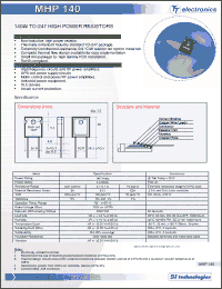 Click here to download MHP1400R100F Datasheet