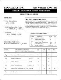 Click here to download B20V1480 Datasheet