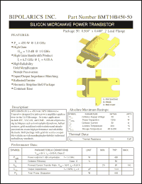 Click here to download BMT10B450-50 Datasheet