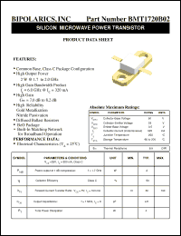 Click here to download BMT1720B02 Datasheet