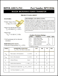 Click here to download BPT23E06 Datasheet