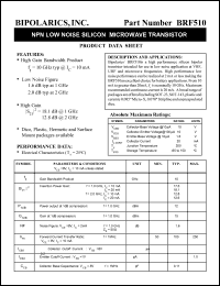 Click here to download BRF510 Datasheet