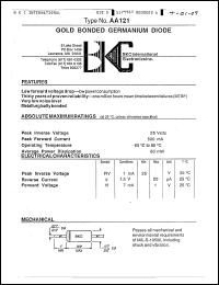 Click here to download AA121 Datasheet