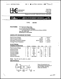 Click here to download AA143 Datasheet