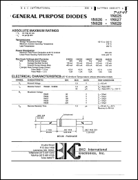 Click here to download 1N626 Datasheet