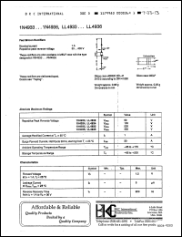 Click here to download LL4933 Datasheet