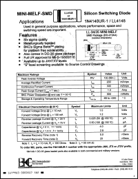 Click here to download LL4148 Datasheet