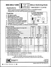 Click here to download LL4150 Datasheet