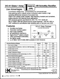 Click here to download 1N5819HR Datasheet