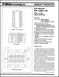 Click here to download WE128K8-150 Datasheet