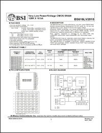 Click here to download BS616LV2015DC Datasheet