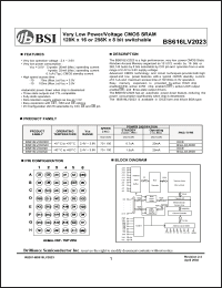 Click here to download BS616LV2023DC Datasheet