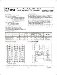 Click here to download BS616LV4021 Datasheet