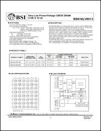 Click here to download BS616LV8013BI Datasheet