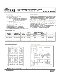 Click here to download BS616LV8021AI Datasheet