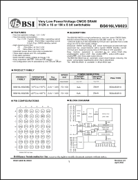 Click here to download BS616LV8023BI Datasheet